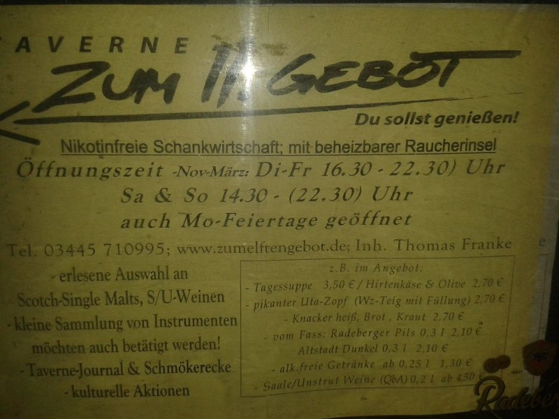 Das 11. Gebot