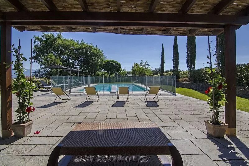 Private Villa with A/C, hot tub, private pool, WIFI, TV, pets allowed