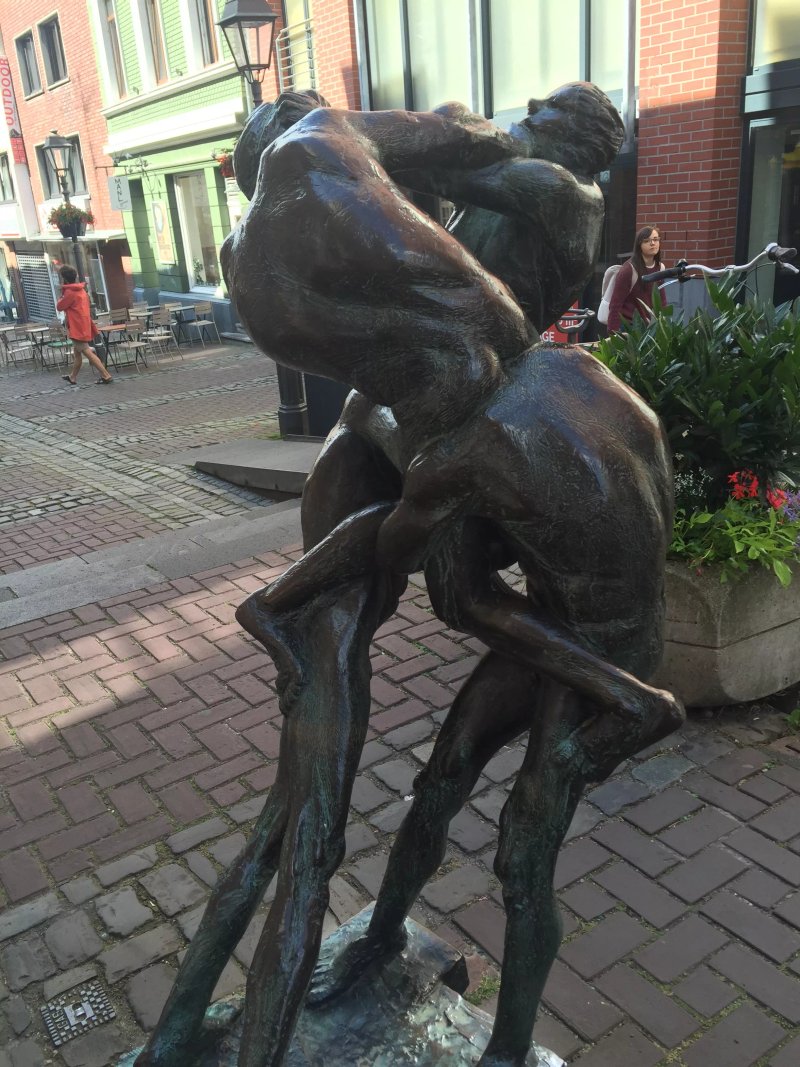 Reiterspiele Skulptur