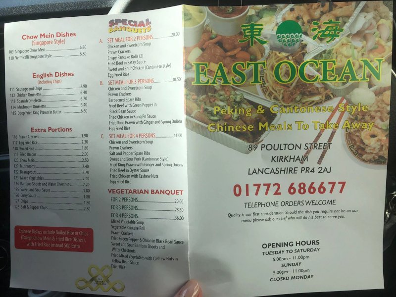 East Ocean Chinese Takeaway