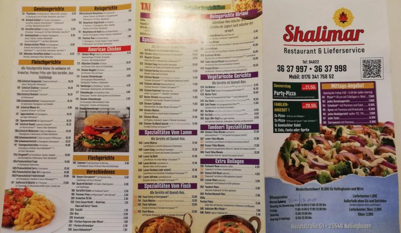 Indisches Restaurant Shalimar