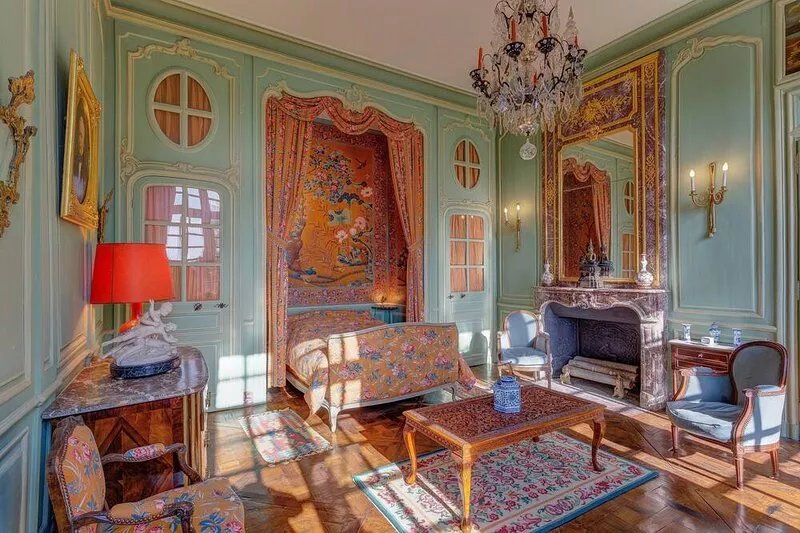 HIstoric XVII century castle in Normandy next to the sea