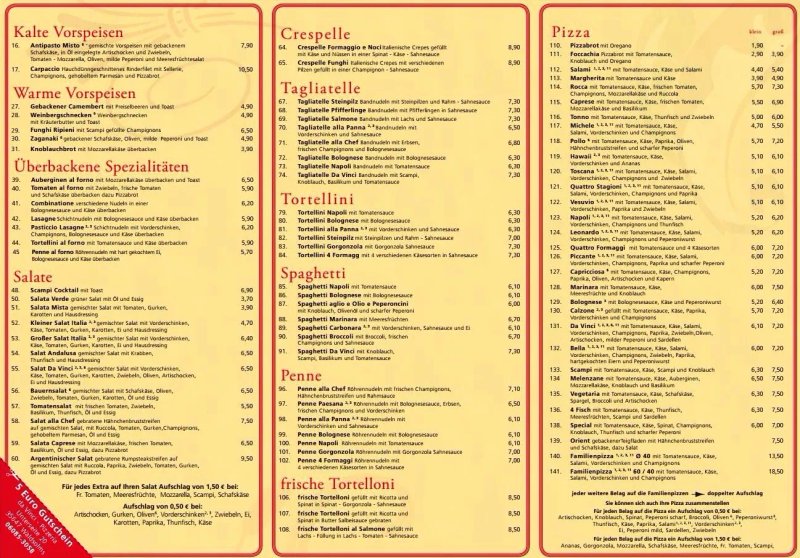 Ristorante Pizzeria Da Vinci