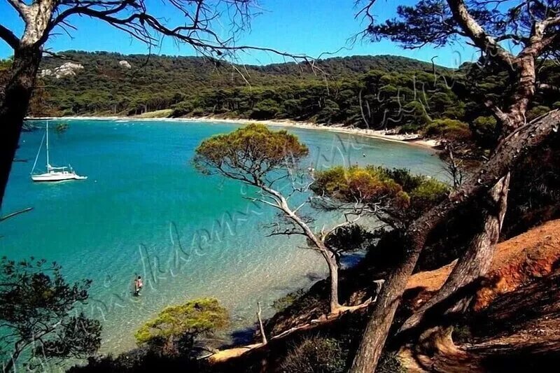 Magnificent Presqu'ile Park with Pool and Beach facing Porquerolles ***!