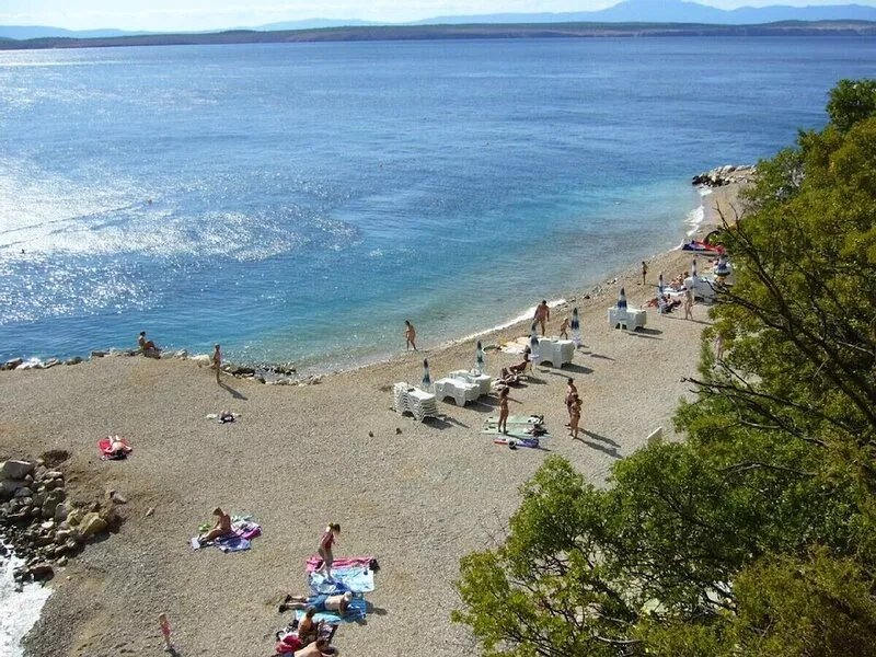 Beautiful apartment in Dramalj with large terrace and sea view
