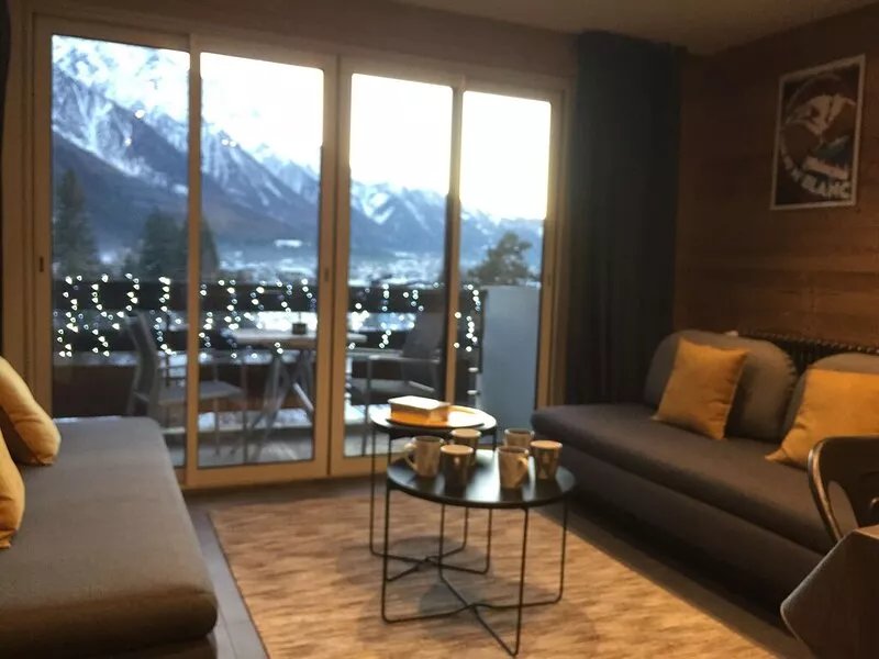 Appt center Chamonix, view Mt-Blanc, completely renovated, very quiet