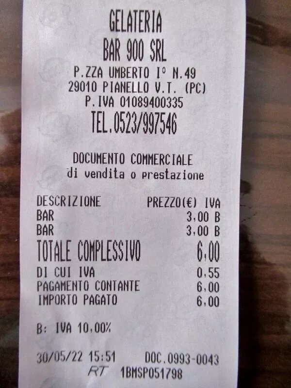Bar Gelateria 900