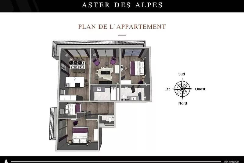 Aster des Alpes Apartment **** - 3 Vallées : Ski, Spa