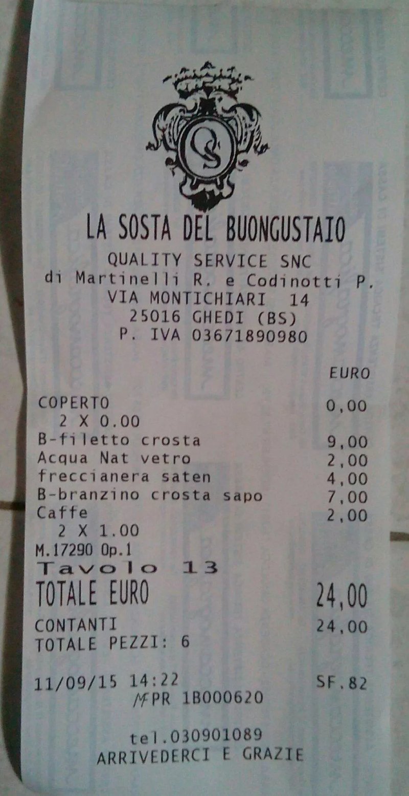 La Sosta Del Buongustaio