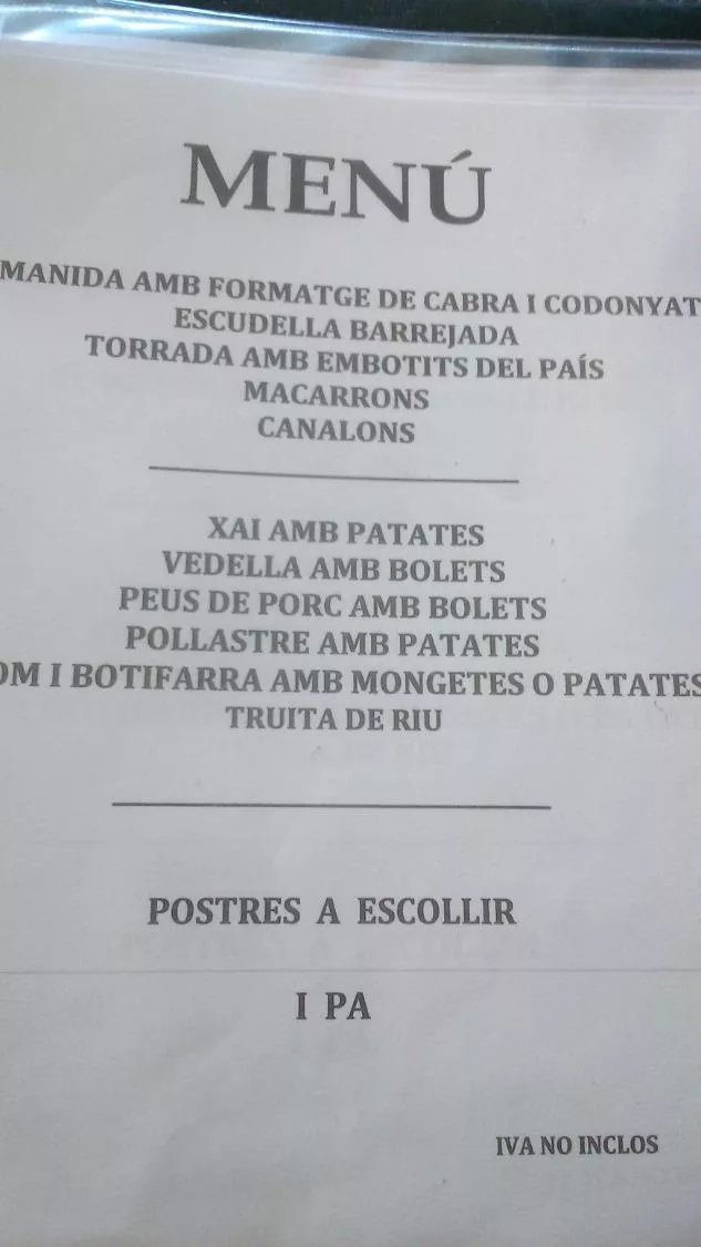Restaurant Alt Llobregat