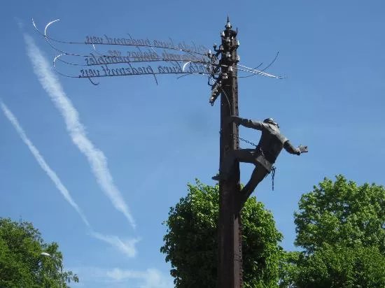 Sculptures of Liepaja Anthem Characters