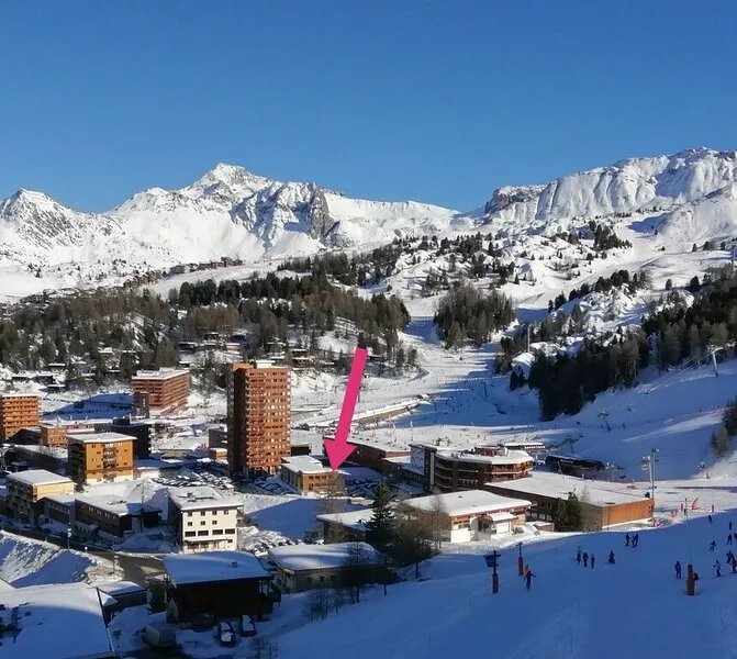Charmant Appartement 6/7 Personnes Pied des Pistes à Plagne Centre