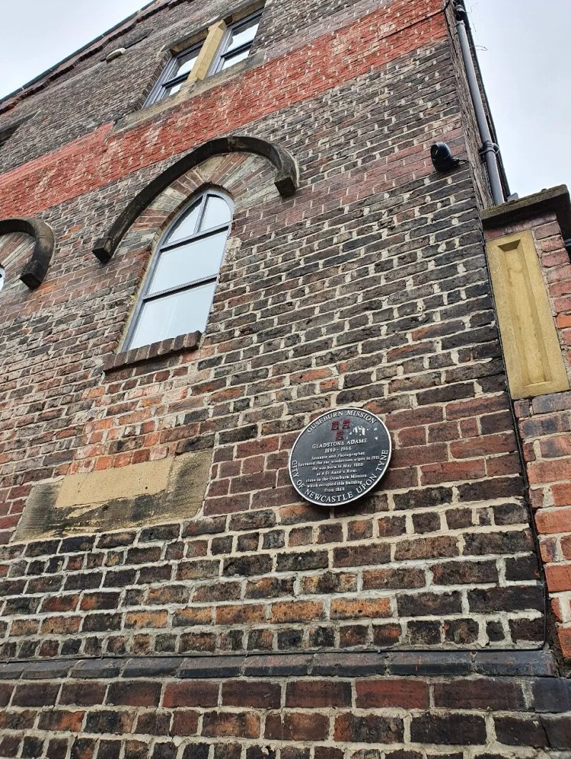 Gladstone Adams Blue Plaque
