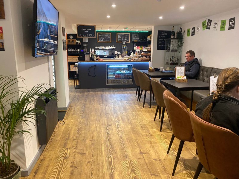 The cafe at Bournemouth Kawasaki