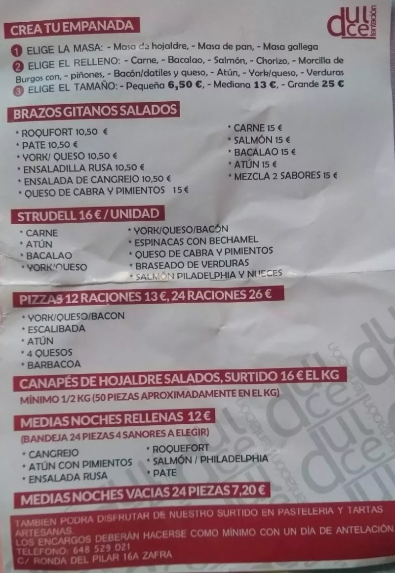 Horno de pasteleria dulce tentacion