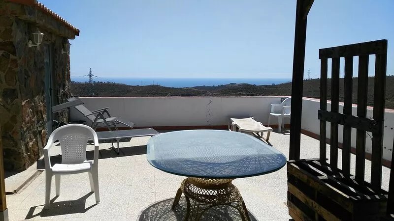 The attic tower in Casa el Drago, overlooking the Isleta