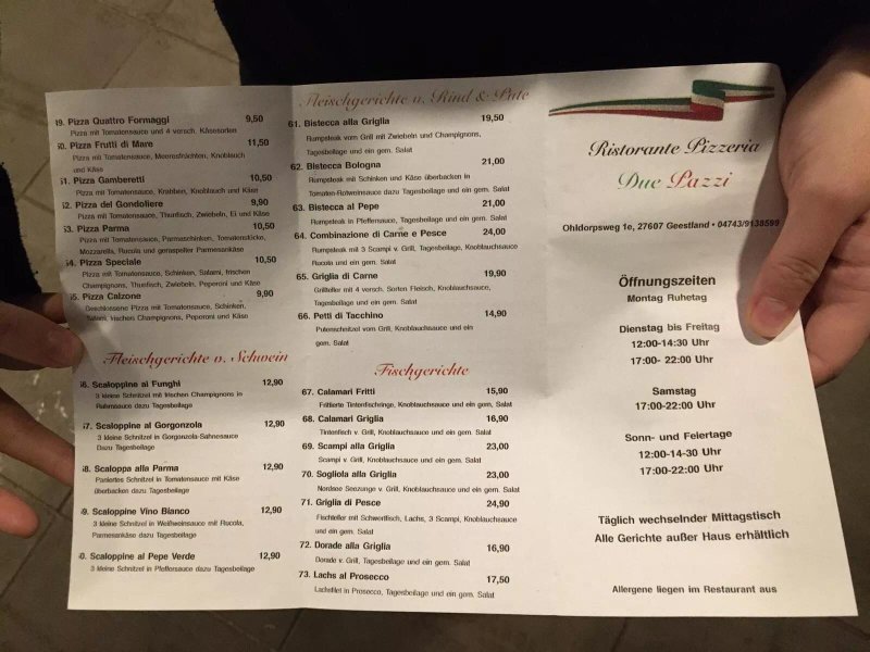 Ristorante Pizzeria Due Pazzi
