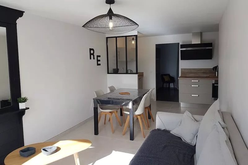new apartment, heated pool, private parking, charming secure residence