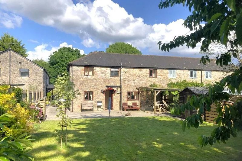 Converted Stone And Timber Barn In Rural Setting On Edge Of Dartmoor