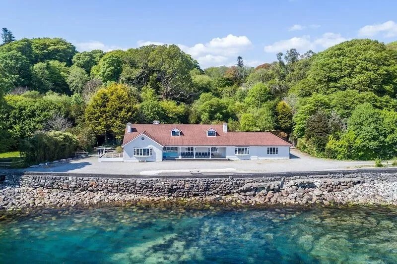 Private beachfront property set on 20 acres of exotic gardens