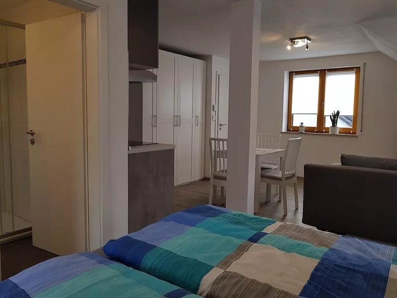 Modern apartment with good transport links near the fair