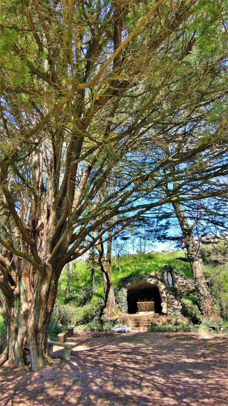 Grotte de Lourdes de la Blouere, paroisse Saint Benoit en Val de Moine