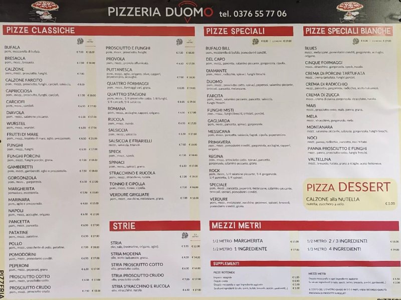 pizzeria duomo di mascolo nicola e c. snc