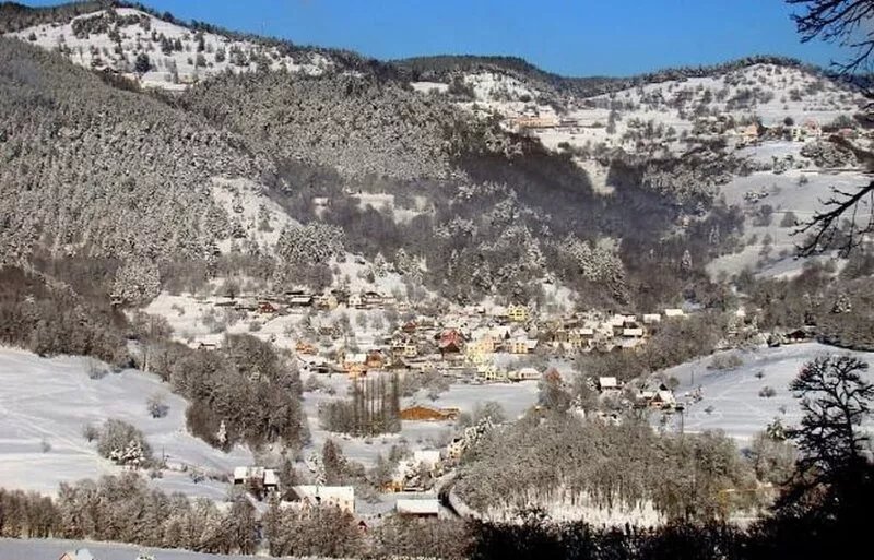Bon Séjour' Versant du Soleil at the foot of the Vosges mountains. Near Munster