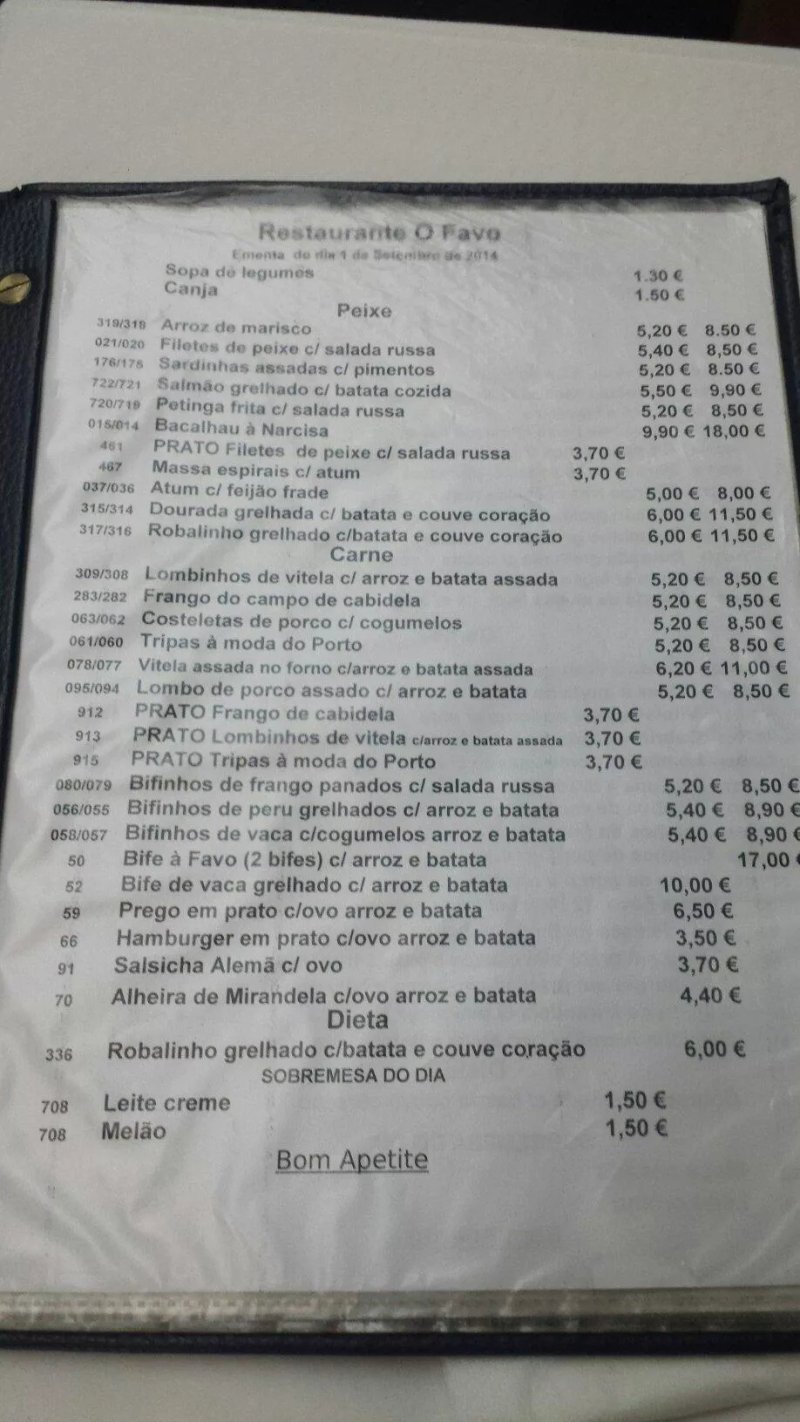 Restaurante Pastelaria Favo de Mel