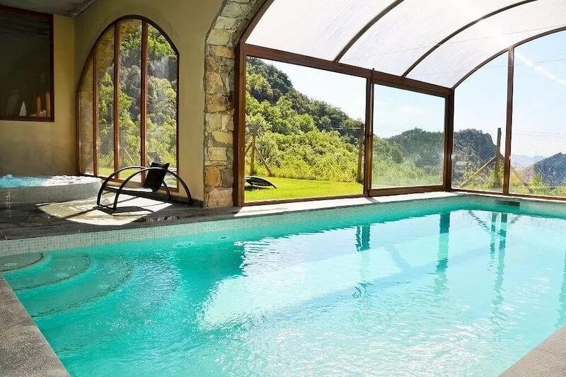 Fantastic mountain villa - Private padel tennis, pool & spa, fitness room & more