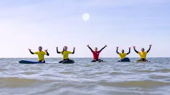 Surfing Croyde Bay