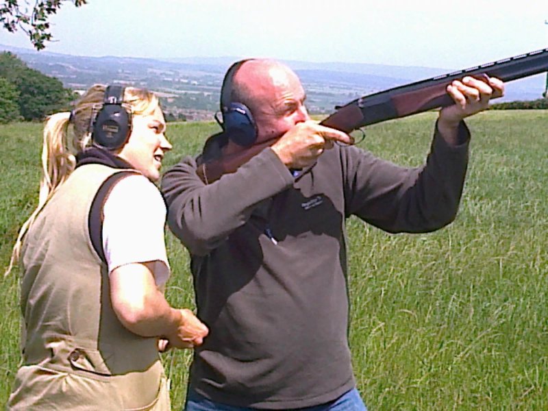 Abbey Burton Clay Shooting