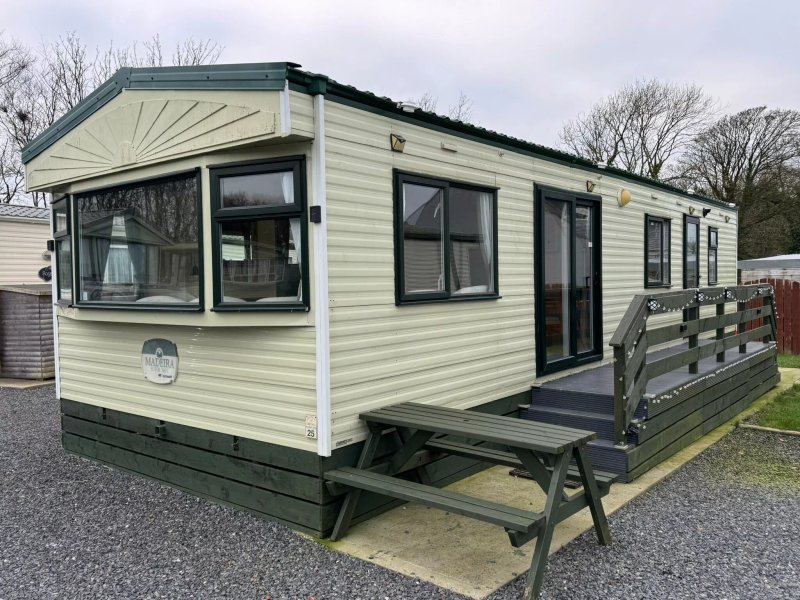 Charming two bedroom static caravan in whithorn