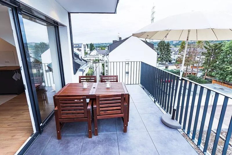 Apartment 'Ferienwohnung Weitblick Koblenz' with Balcony and Wi-Fi