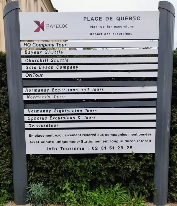 Bayeux Shuttle - Departure point