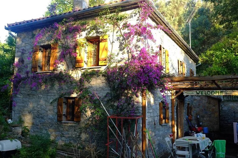 Beautiful stone house villa in Milina, quiet location, close to the seafront!