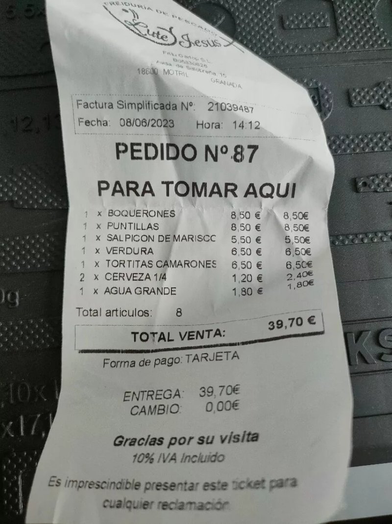 Freiduria Lute Y Jesus - Avda. Salobrena Motril