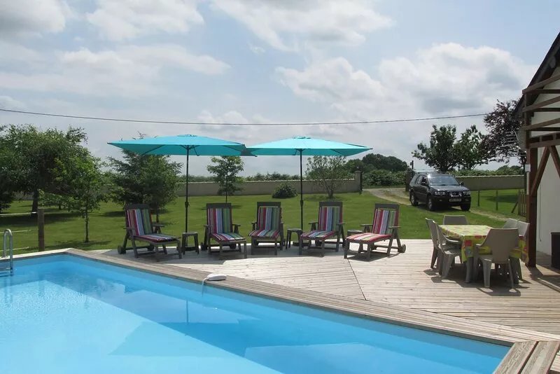 Delightful gite in La Graffeuille with exclusive use of swimming pool & hot tub