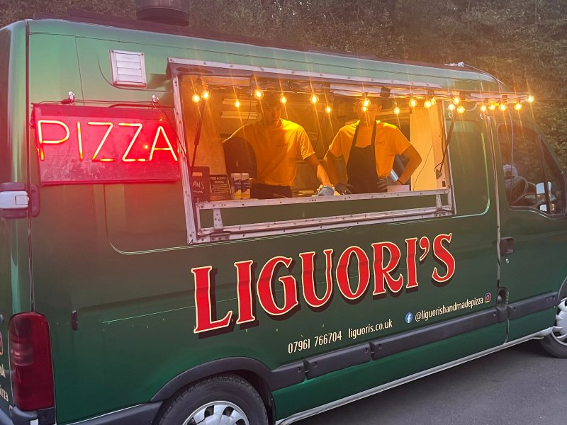 Liguori's Wood Fired Pizza Van