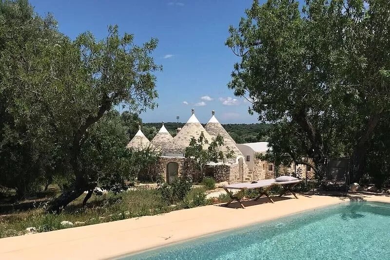 A delightful trullo with pool in a secluded location in the heart of Puglia.