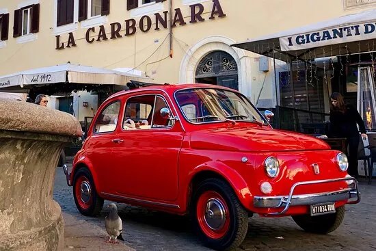 Rome by fiat and Vespa