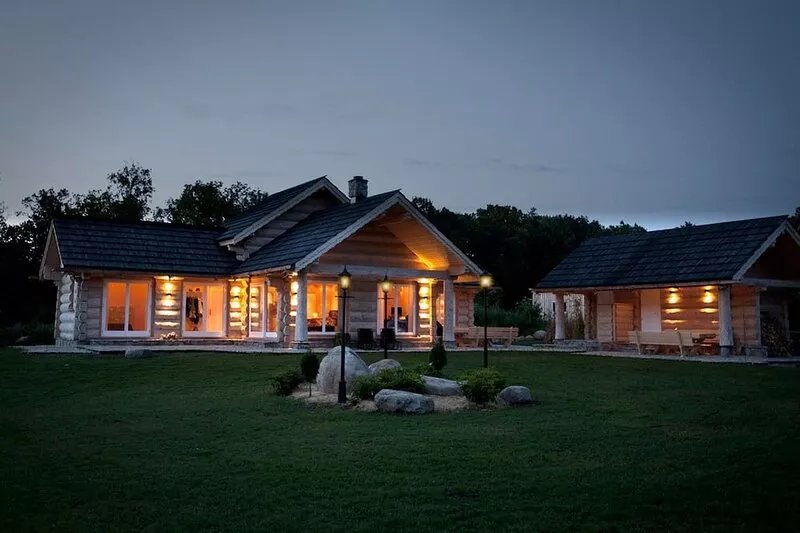Beautiful luxury all wooden home in southern Sweden