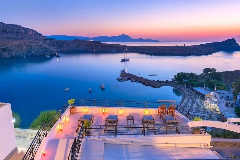 Brand New!!! Lindos shore Superior Studio just above Lindos main beach !!!