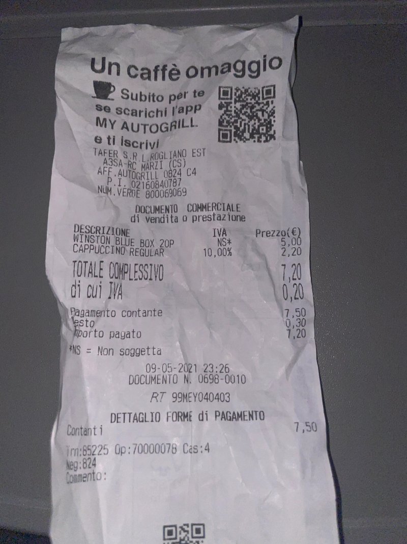 Autogrill Rogliano Est
