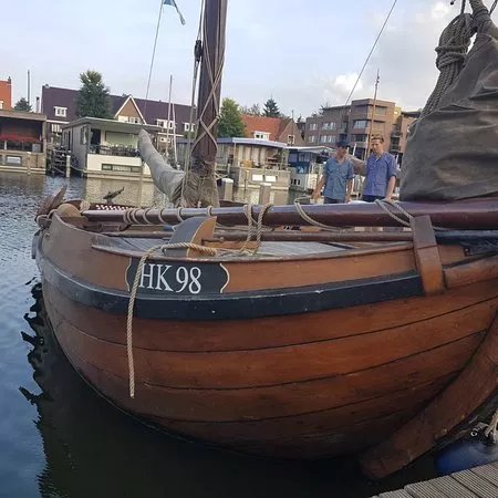 Botters in de haven