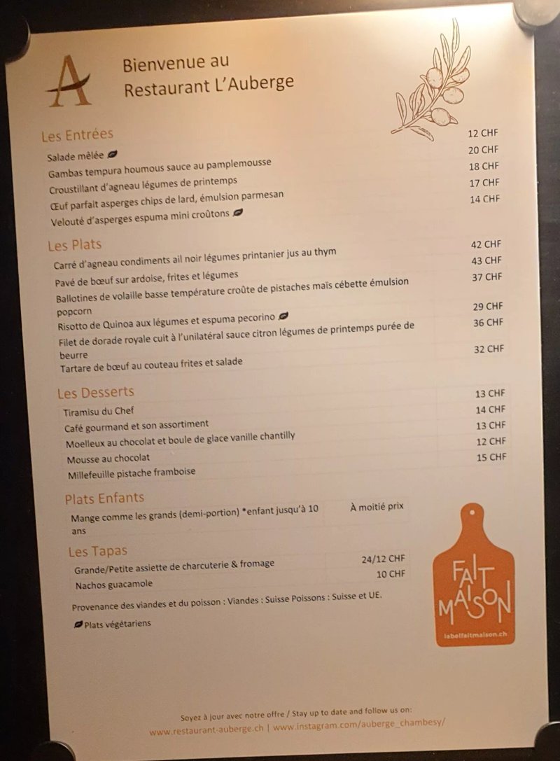 Restaurant L'Auberge