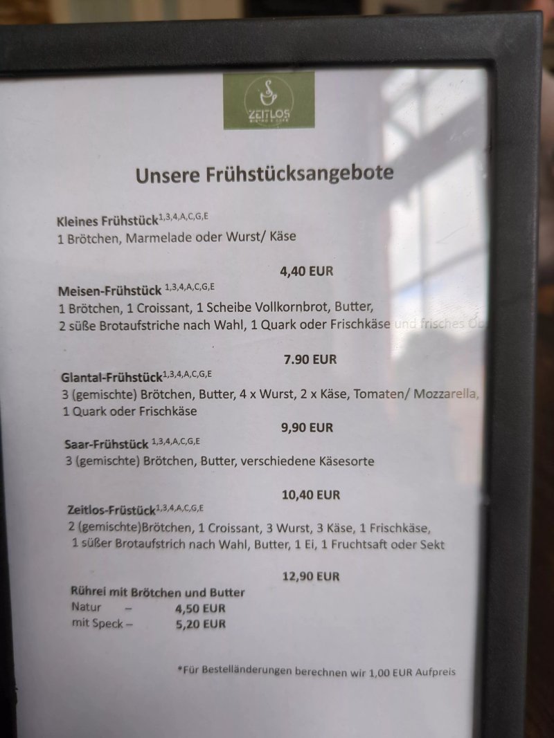 Cafe Bistro Zeitlos