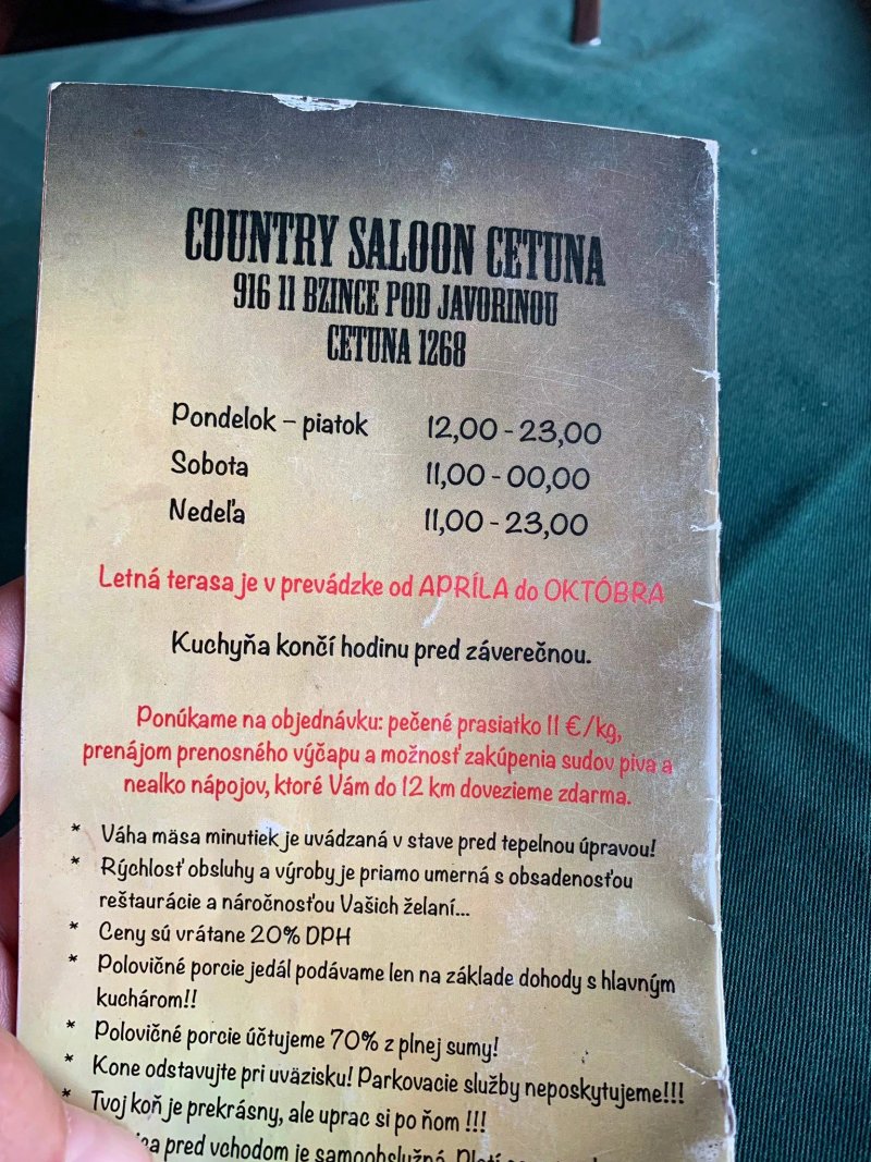 Country & Western Saloon Cetuna