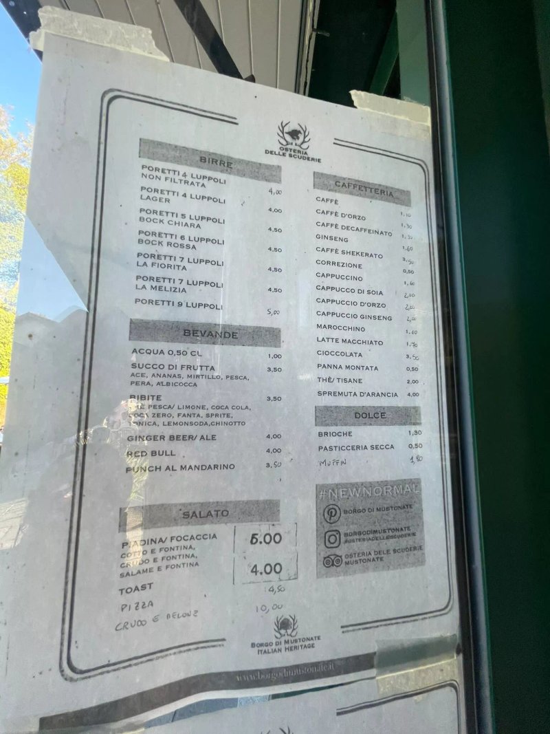 Osteria delle scuderie Mustonate