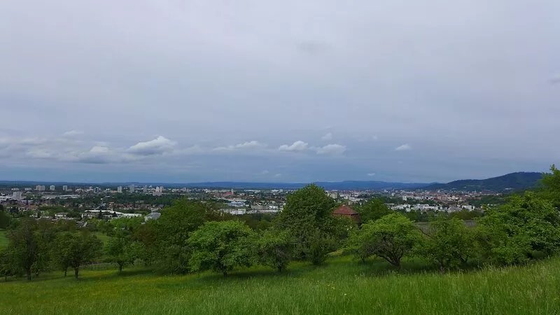 Very well-kept 1-room.-Studio in a family house, in Freiburg-St. Georgen